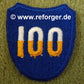 100th Infantry Division Abzeichen Patch