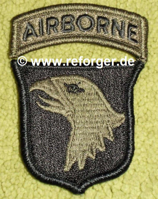 101st Airborne Division Armabzeichen, Subdued Patch