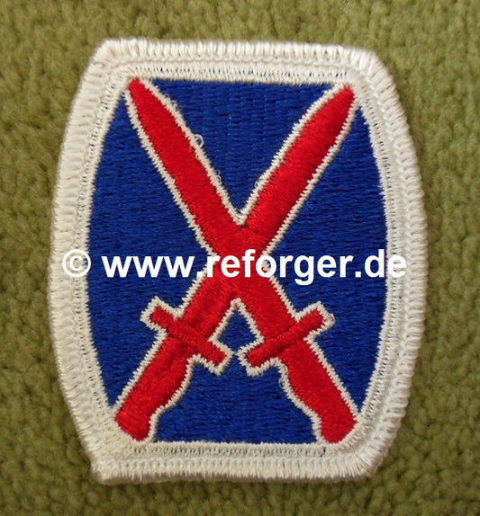 10th Mountain Division Armabzeichen, Full Color Patch