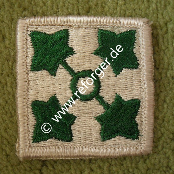 4th Infantry Division Aufnäher Patch besticktes Armabzeichen