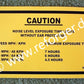 Sticker, M151 Noise Level Exposure