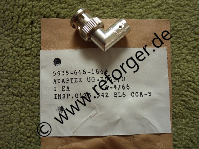 Mil UG-306B/U Right Angled Coaxial Adapter