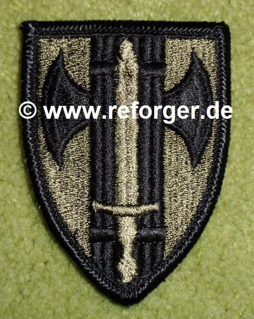 18th MP Brigade Patch Subdued für BDU Uniform – US Army Military Police Abzeichen