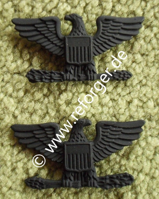 US Army Colonel Black Burnished Rank Pin