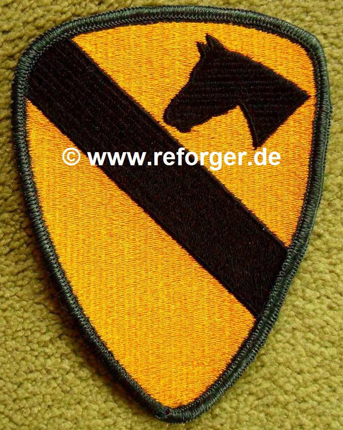 1st Cavalry Division Armabzeichen Uniform Aufnäher  