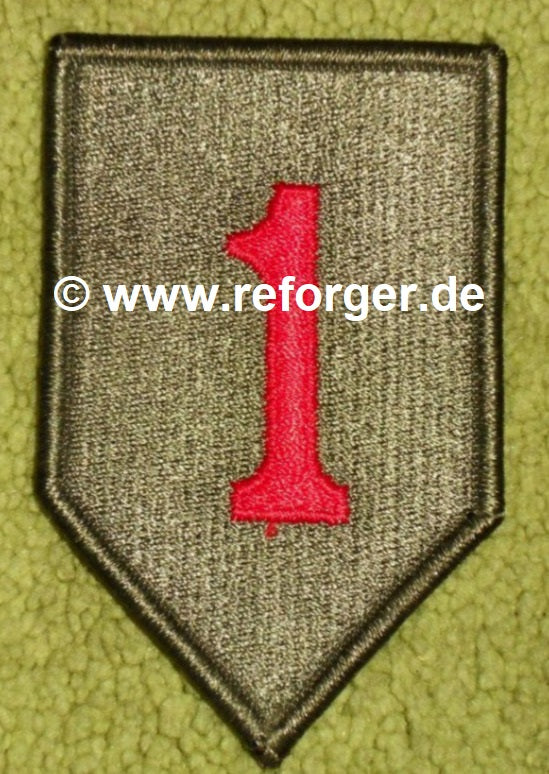 1st Infantry Division Uniform Aufnäher "The Big Red One" Patch