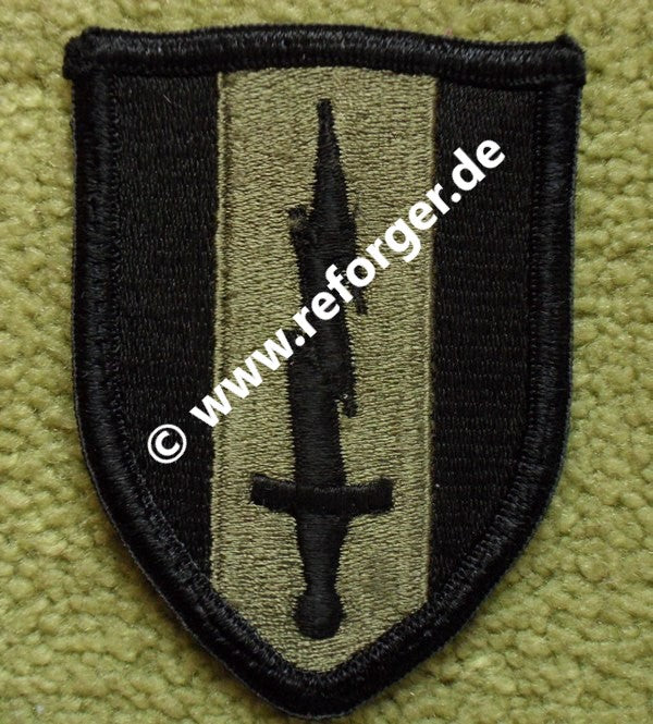 Original 1st Signal Brigade Vietnam Patch – Subdued Variante für US-Armee BDU Uniformen