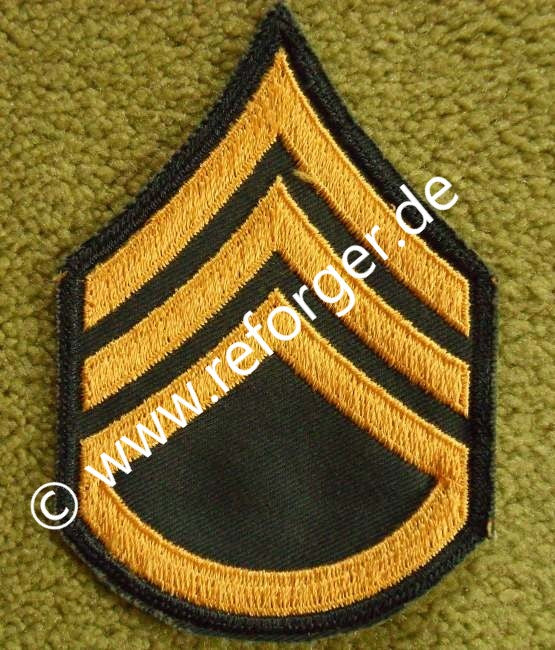 SSG Rank US Staff Sergeant