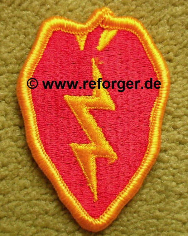 25th Infantry Division US Vietnam War Patch – Original Abzeichen für Uniformen der US-Armee