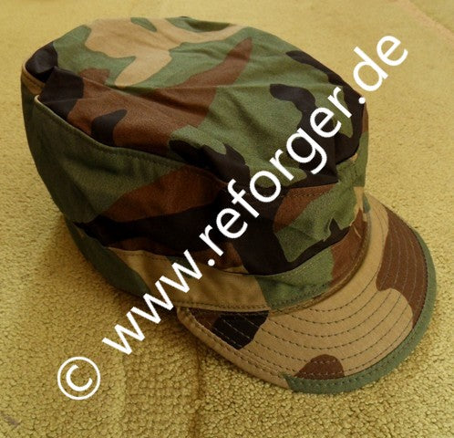 BDU Combat Cap US Military Issue - Woodland Camo