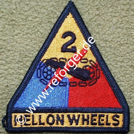 US Stickabzeichen 2nd Amored Division Hell on Wheels