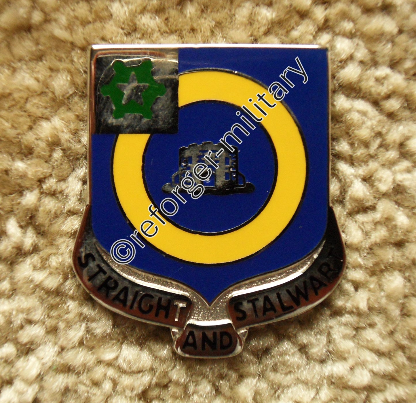 41st Infantry Regiment Unit Crest – Distinctive Insignia "Straight And Stalwardt"