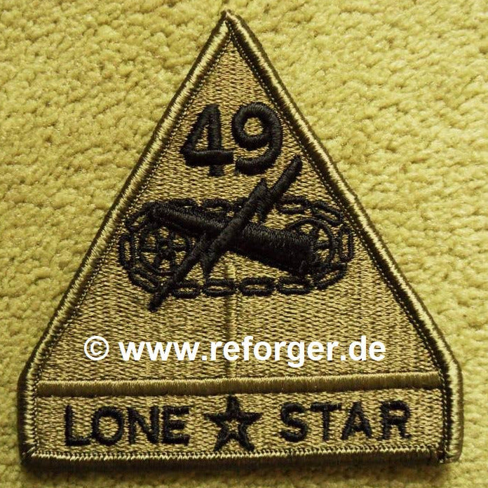 US Patch 49th Armored Division "LONE STAR"