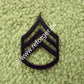 US Army Staff Sergeant Black Burnished Rank Pin