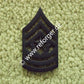 US Army Command Sergeant Major Black Burnished Rank Pin