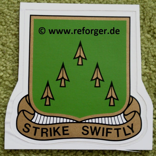 70th Armor Regiment Strike Swiftly Decal