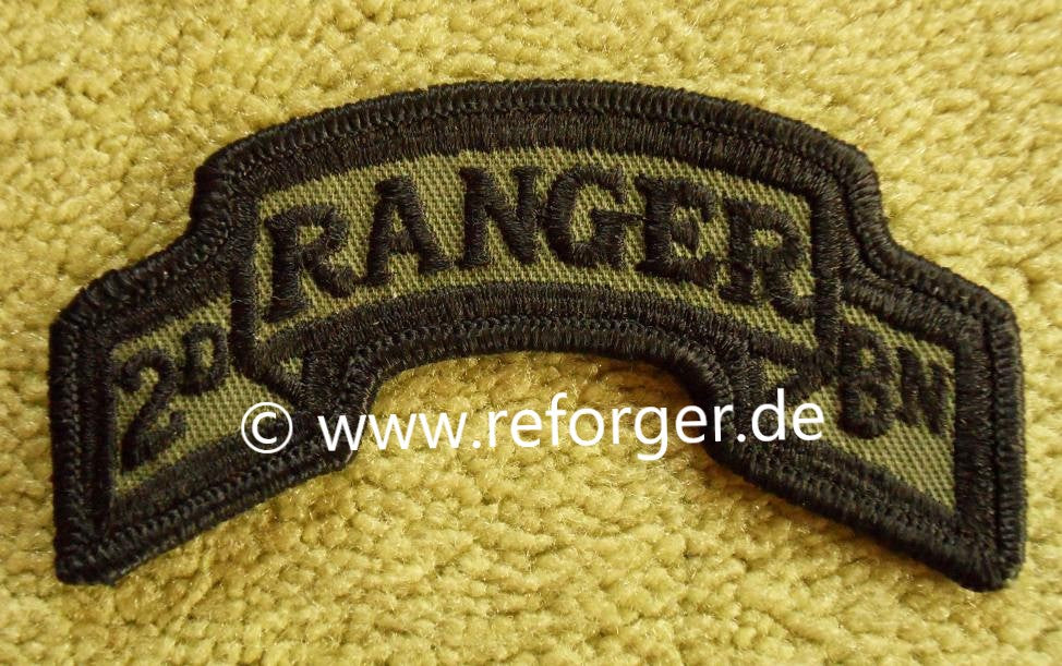 U.S. ARMY 75TH RANGER REGIMENT, 2ND BATTALION PATCH