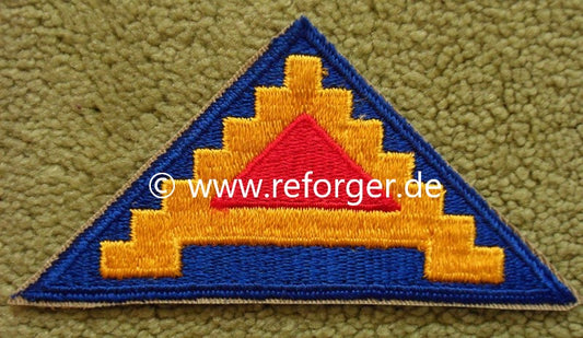 7th Army Patch der United States Seventh Army mit dem Motto 'Seven Steps to Hell', offizielles Militärabzeichen des 7th ATC (7th Army Training Command), Full-Color-Patch für Class-A-Uniformen und Sammler