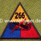 266th Armored Divison WWII Army Aufnäher Patch