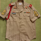 US Army Tan-445 Short Sleeve Dress Shirt Artillery