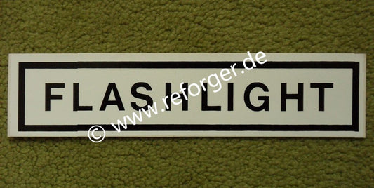 Flashlight Sticker Lettering HMMWV M998