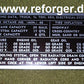 M37 Truck Servicing Data Plate