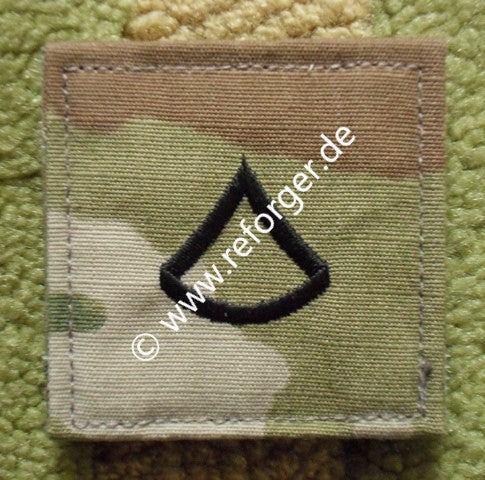 Private First-Class PFC OCP Multicam Rank