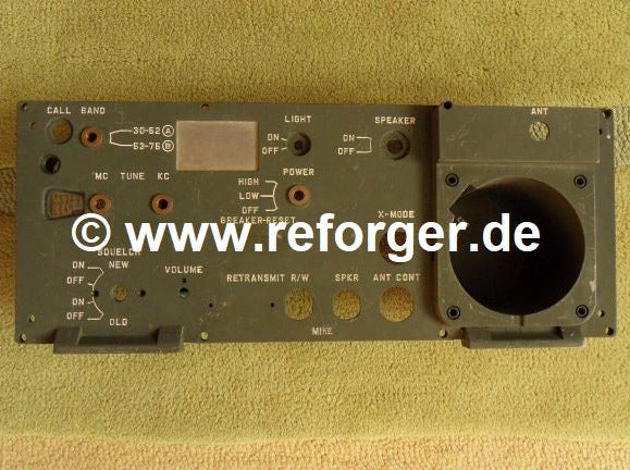 RT-524 Frontpanel Bedienfeld für Militär Funkgerät Ersatzteil, robustes Frontpanel für Funkgerät RT-524, Bedienoberfläche für RT-524 Funkgerät, Ersatz Frontplatte RT-524