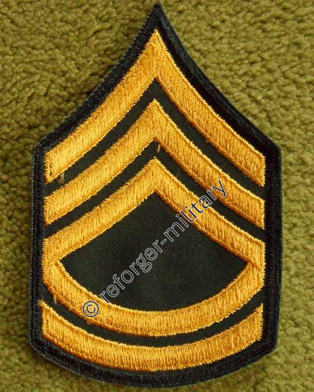 US Army Chevron Rangabzeichen Sergeant First Class (SFC) für Dress Green