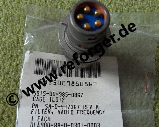 U-183/U Audio Connector Anschlussbuchse für Handset an AN/PRC-77 und AN/PRC-25 Funkgeräten – Detailansicht der Anschlusskontakte