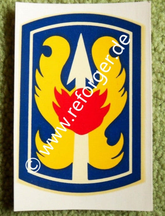 199th Infantry Brigade Aufkleber mit Logo – Original Vietnamkrieg Decal für Sammler