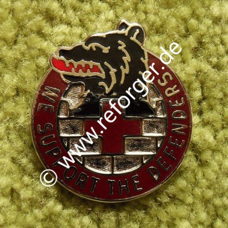 279th Station Hospital (We Support The Defenders) Berlin Brigade Distinctive Unit Crest Abzeichen Anstecker Pin für Sammler und Uniformen