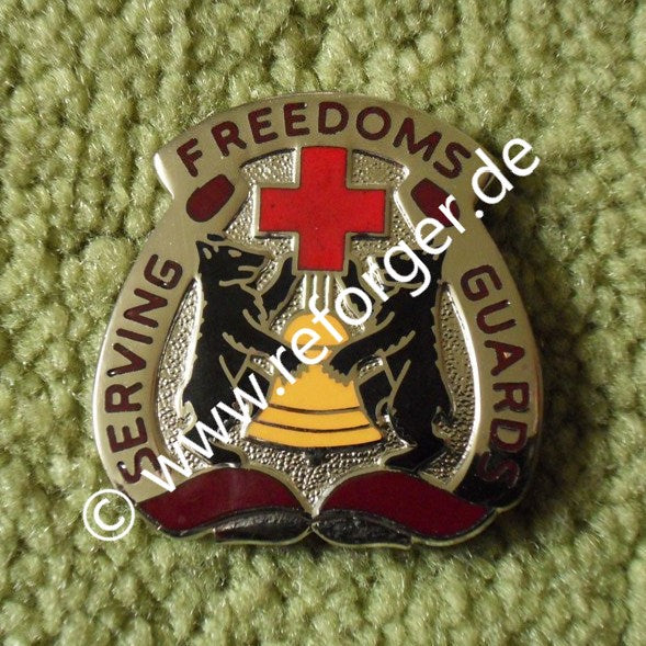 MEDDAC (Serving Freedoms Guards) Distinctive Unit Crest Abzeichen Anstecker Pin für Sammler und Uniformen