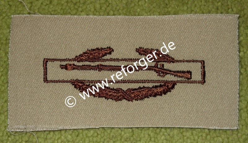 US Army Combat Infantry 1st Award CIB Desert Aufnäher für DCU Wüstentarn-Uniform