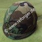 US M1 Army Helm mit Innenhelm und Woodland Bezug