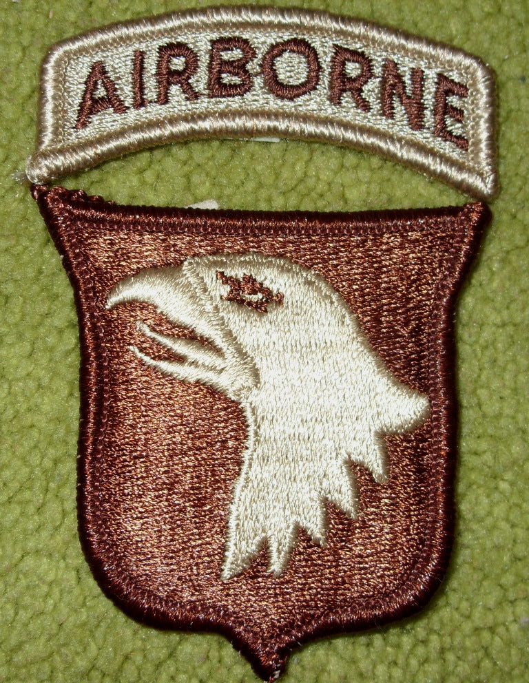 101st Airborne-Division Abzeichen Desert BDU Uniform Patch zum Aufnähen 