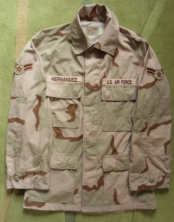 US 3-Color Desert BDU Uniform Jacke