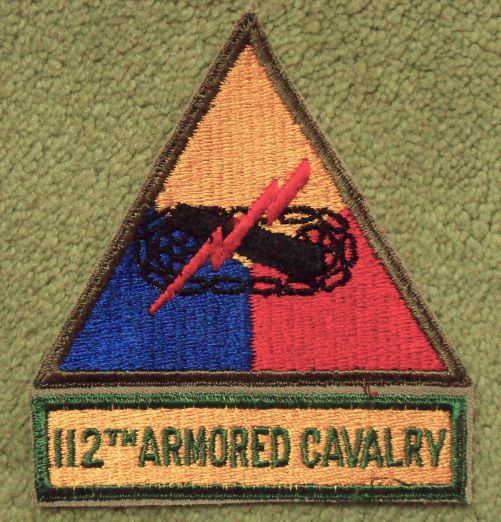 112th Armored Cavalry Regiment Patch Abzeichen – US-Armee Full Color Class A Uniform Patch für gepanzertes Kavallerie-Regiment