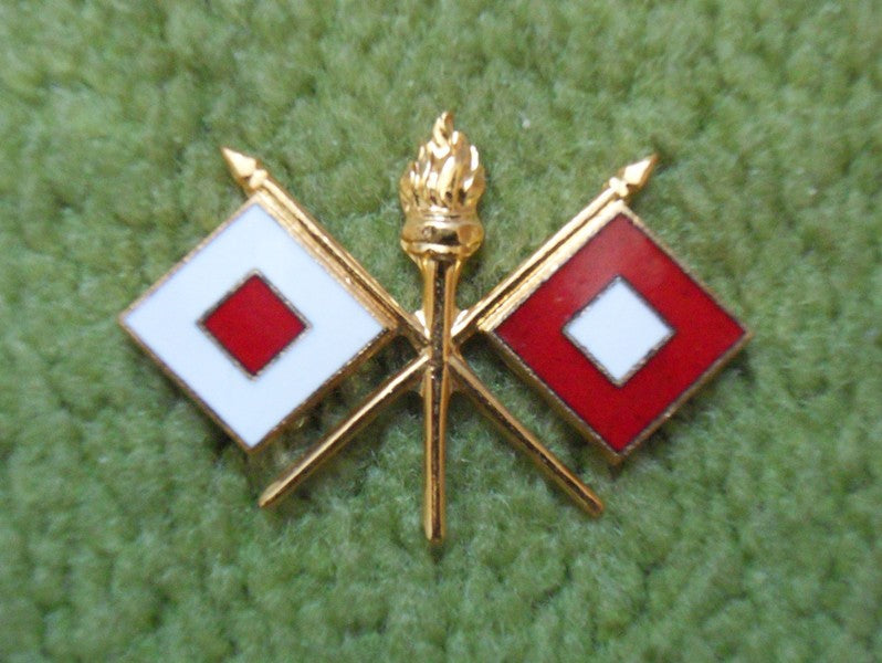 Signal Corps Branch Collar Badge