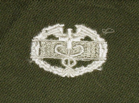 CMB Combat Medical Badge Subdued Embroidered