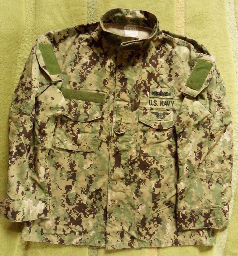 Navy NWU AOR2 Camo Jacke