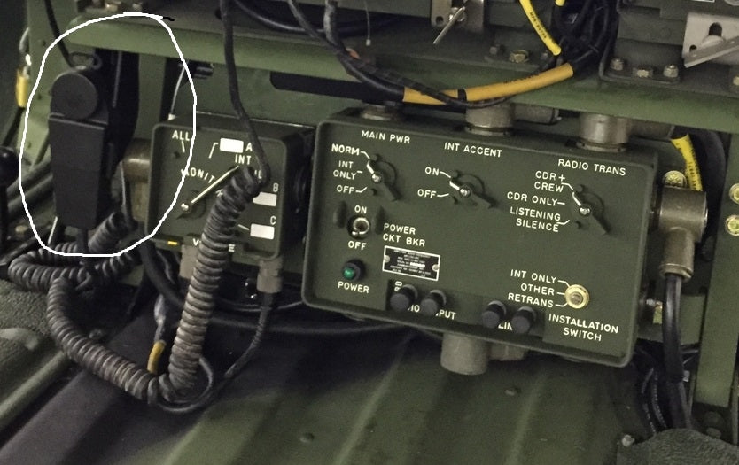 Military HMMWV Radio Handset Bracket