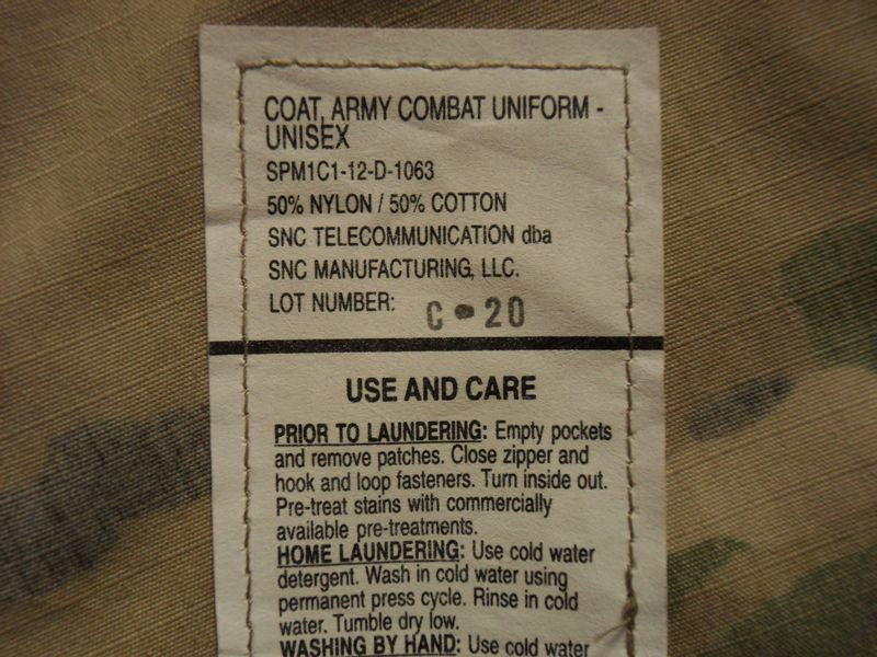 US Army OCP Multicam Jacket