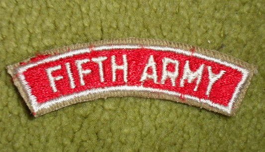 5th Army Tab der United States Army North (ARNORTH), Schriftzug zum 5th Army Patch, ideal für Class A-Uniformen und als Sammlerstück