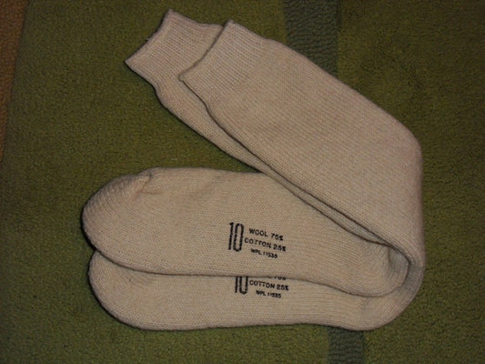 US Militär Wollsocken in Weiß