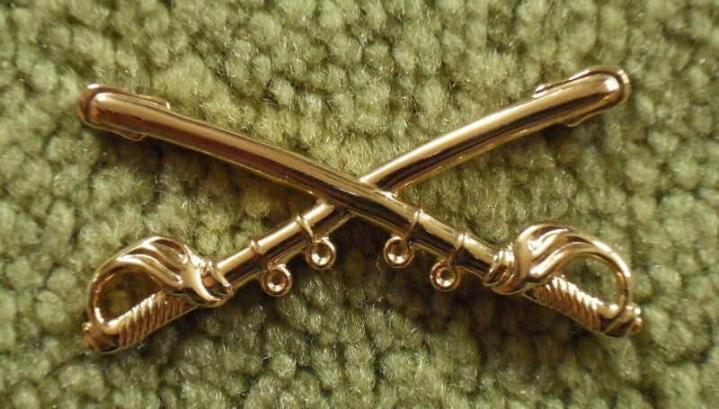 Cavalry Officer Branch Collar Insignia