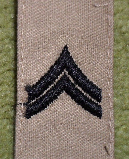 US Army E4 BDU Rangabzeichen Corporal