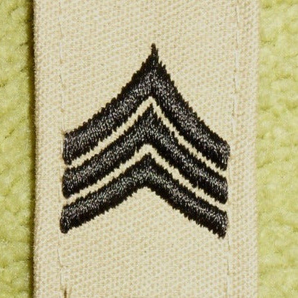 US Sergeant Badge Patch olive