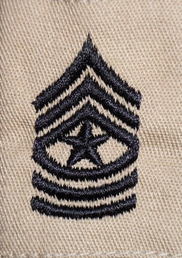 Rangabzeichen Sergeant Major E9