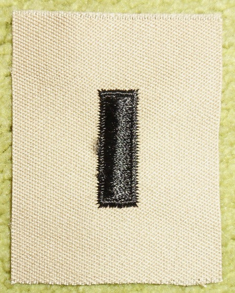 US Army O2 1st Lieutenant Officer Rank Insignia Cloth Badge